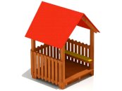 D 10 domek Skrzat z podłogą XL